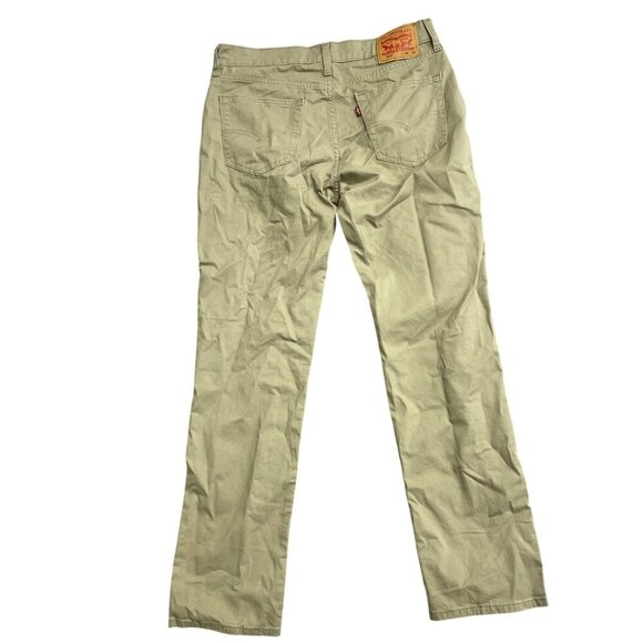 NWOT Levis 514 Men's W34 L32 Straight Fit Jeans 98% Cotton Blend Beige - Picture 3 of 7